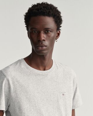 Gant harmaa t-paita pyöreällä pääntiellä