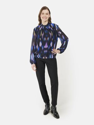 Signature värikäs sifonki pusero