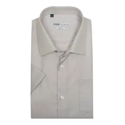 Petrifun vaaleanharmaa 1/2-hihainen modern fit kauluspaita