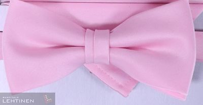 Matex roosansävyinen rusetti sekä taskuliina