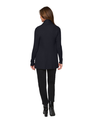 Signature tummansininen neuletakki