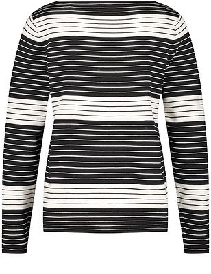 Gerry Weber mustavalkoraidallinen neulepusero