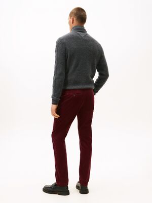 Tommy Hilfiger viininpunainen samettihousu