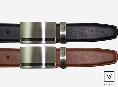 Veniz musta/ruskea nahkavyö