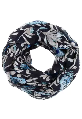 Lasessor tuubihuivi lehtikuosilla