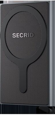 Secrid siniharmaa korttien turvakotelo Iphone yhteensopiva