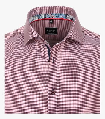 Venti punainen lyhythihainen modern fit mitoituksen paita