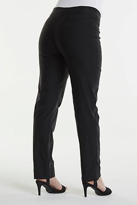 Laurie mustat talvilaadun regular mallin housut korkealla kuminauha vyötäröllä