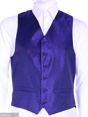 Matex sininen kuviollinen juhlaliivi