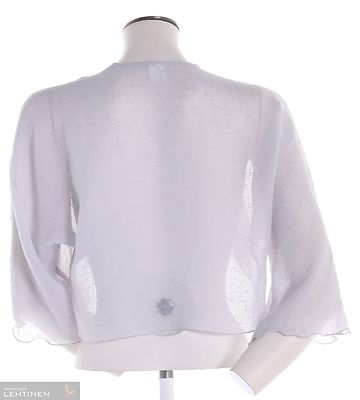 Muoti-Herralan vaaleanharmaa  kevyt, kimonohihainen bolero