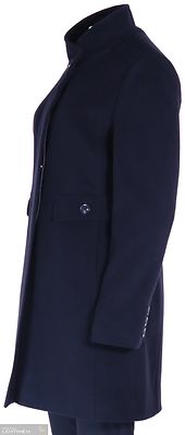 Lebek ajaton klassinen musta villakangastakki