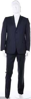 Buzo tummansininen raidallinen puku