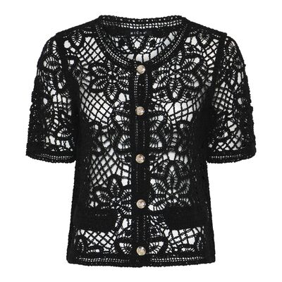 Micha musta pitsineuletakki