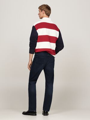 Tommy Hilfiger regular fit mercer tummansiniset leveälahkeiset farkut