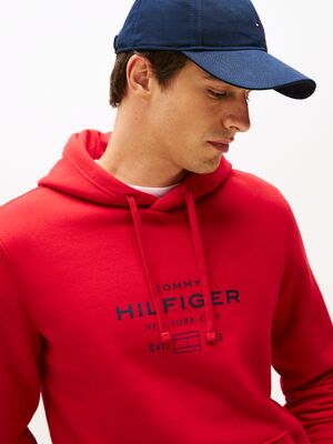 Tommy Hilfiger punainen collegehuppari