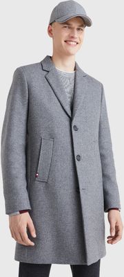 Tommy Hilfiger harmaa villakangastakki