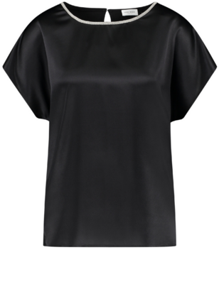 Musta Gerry Weber satiinitoppi strassikoristeella