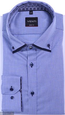 Venti vaaleansininen tuplakauluspaita