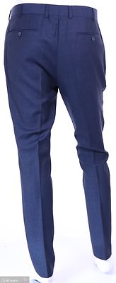 Turo klassinen sirolinjainen siniharmaa suorahousu