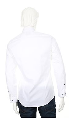 Venti body fit valkoinen kauluspaita