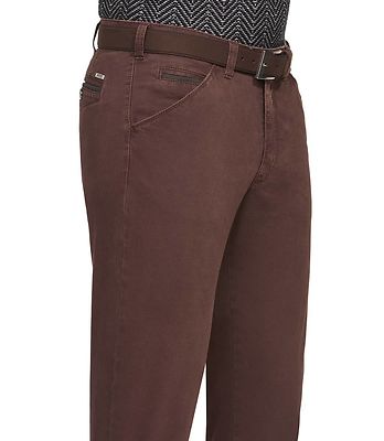 Meyer ruskea puuvillahousu