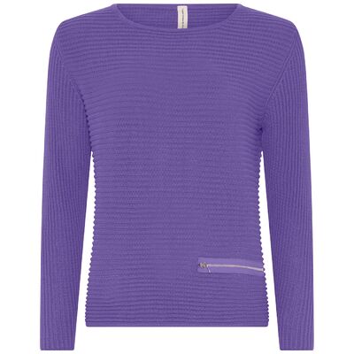 Skovhuus lilansävyinen puuvillaneule