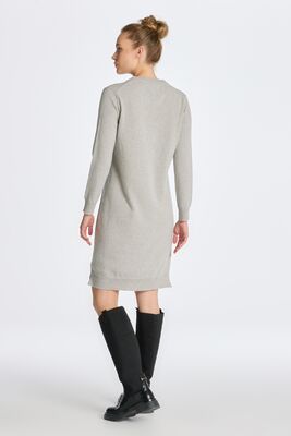 Gant vaaleanharmaa villaneule mekko