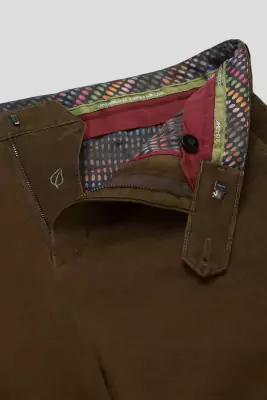 Meyer Bonn ruskeat puuvilla housut