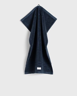 Gant tummansininen luomupuuvilla käsipyyhe