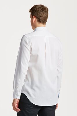 Gant valkoinen pitkähihainen kauluspaita