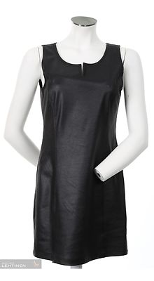 Muotitorpan musta tekstiilinahkatunika