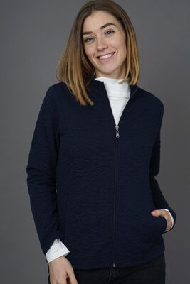 M.X.O tummansininen ontelokangas jakku