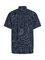 Tommy Hilfiger tummansininen regular fit lyhythihainen kauluspaita