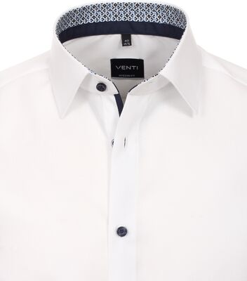Venti valkoinen modern fit kauluspaita