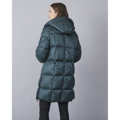 Junge petroolin sävyinen untuvatakki