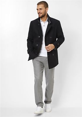 S4 musta nuorekas villakangastakki