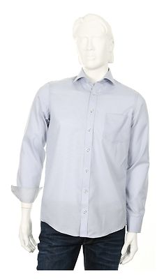 Casamoda vaaleanharmaa modern fit kauluspaita