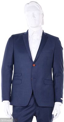 Turo tummansininen, ruutukuosinen irtotakki