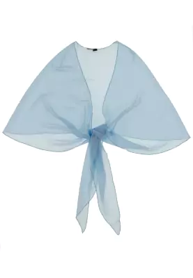 Lasessor vaaleansininen hartiahuivi