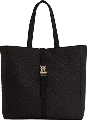 Tommy Hilfiger musta tikattu käsilaukku