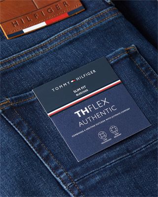 Tommy Hilfiger siniset slim fit farkut