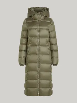 Reset salvianvihreä pitkä untuvatakki