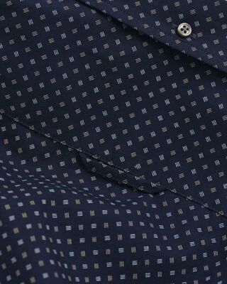 Gant tummansinikuvioinen regular fit kauluspaita