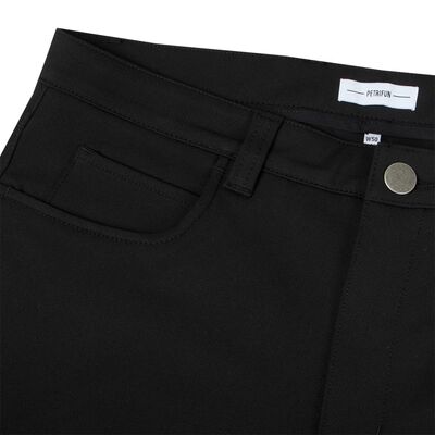 Petrifun Elliot mustat joustavat suorat housut