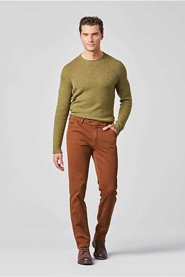 Meyer ruskeat puuvillahousut