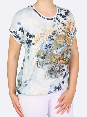 Curve Plus Size kuviollinen pusero